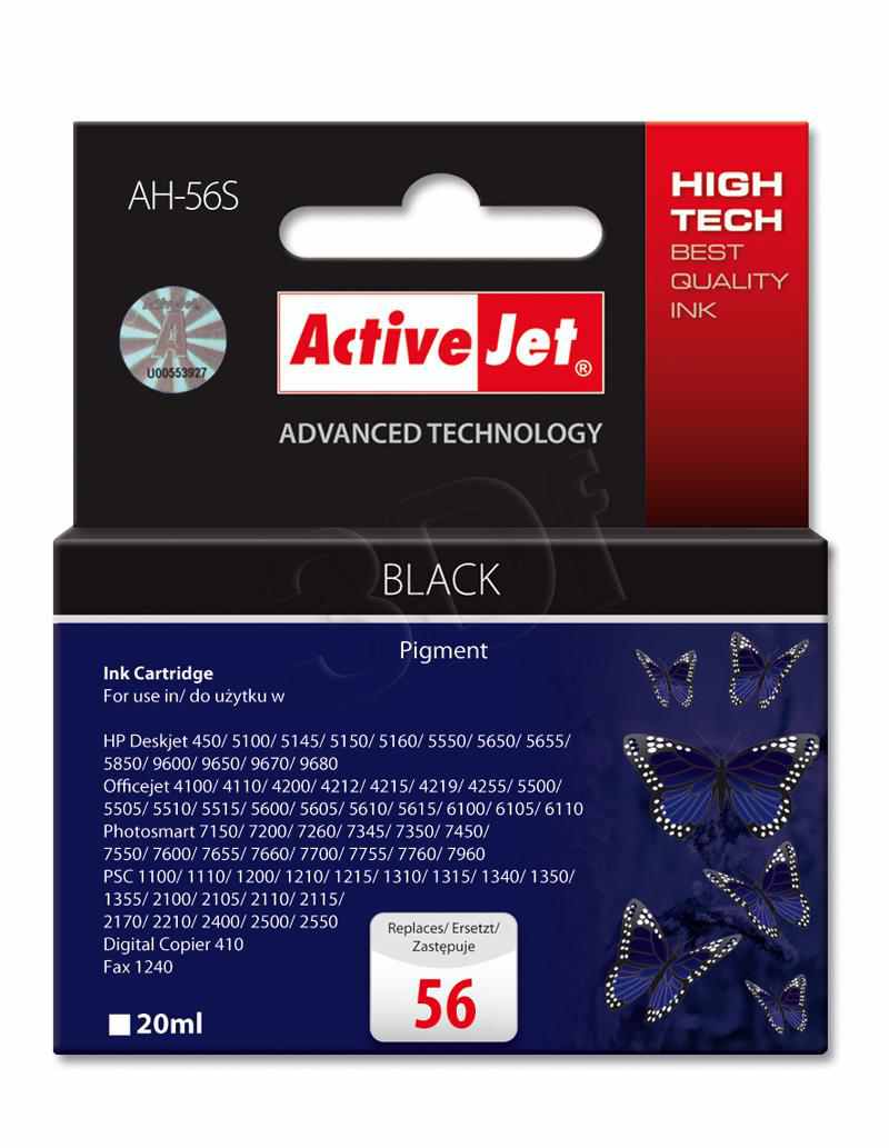 Compatible Activejet Hp N 56 Negro Ah 56s